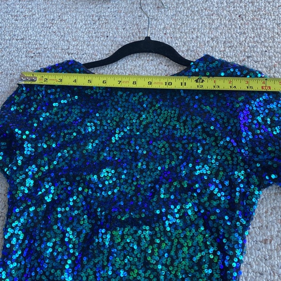 Low Back Bodycon Sequin Dress H&M small bling Taylor swift beyonce bling - Picture 11 of 14